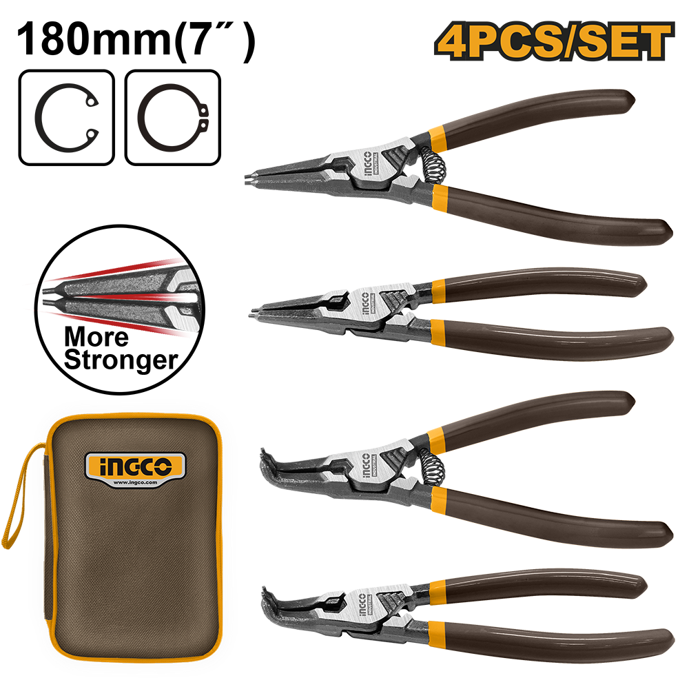 4 Pcs circlip pliers set HCCPS26180