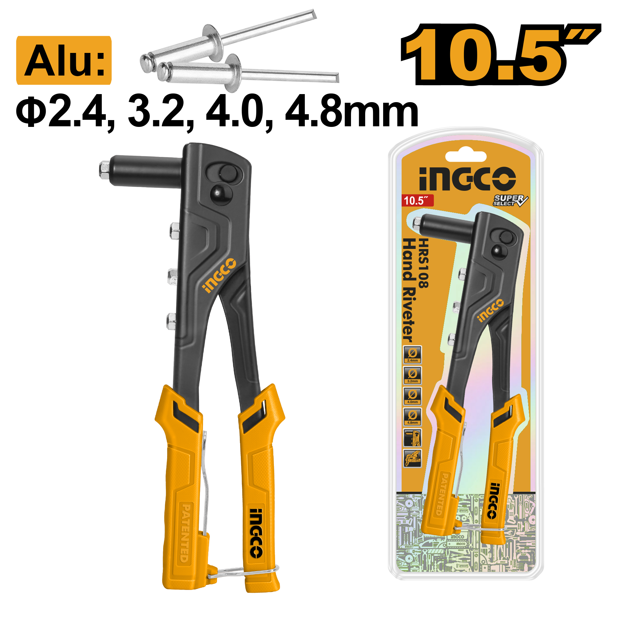 Hand Riveter 10.5″  HRS108