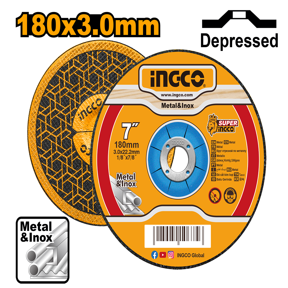 Abrasive metal cutting disc MCD301801