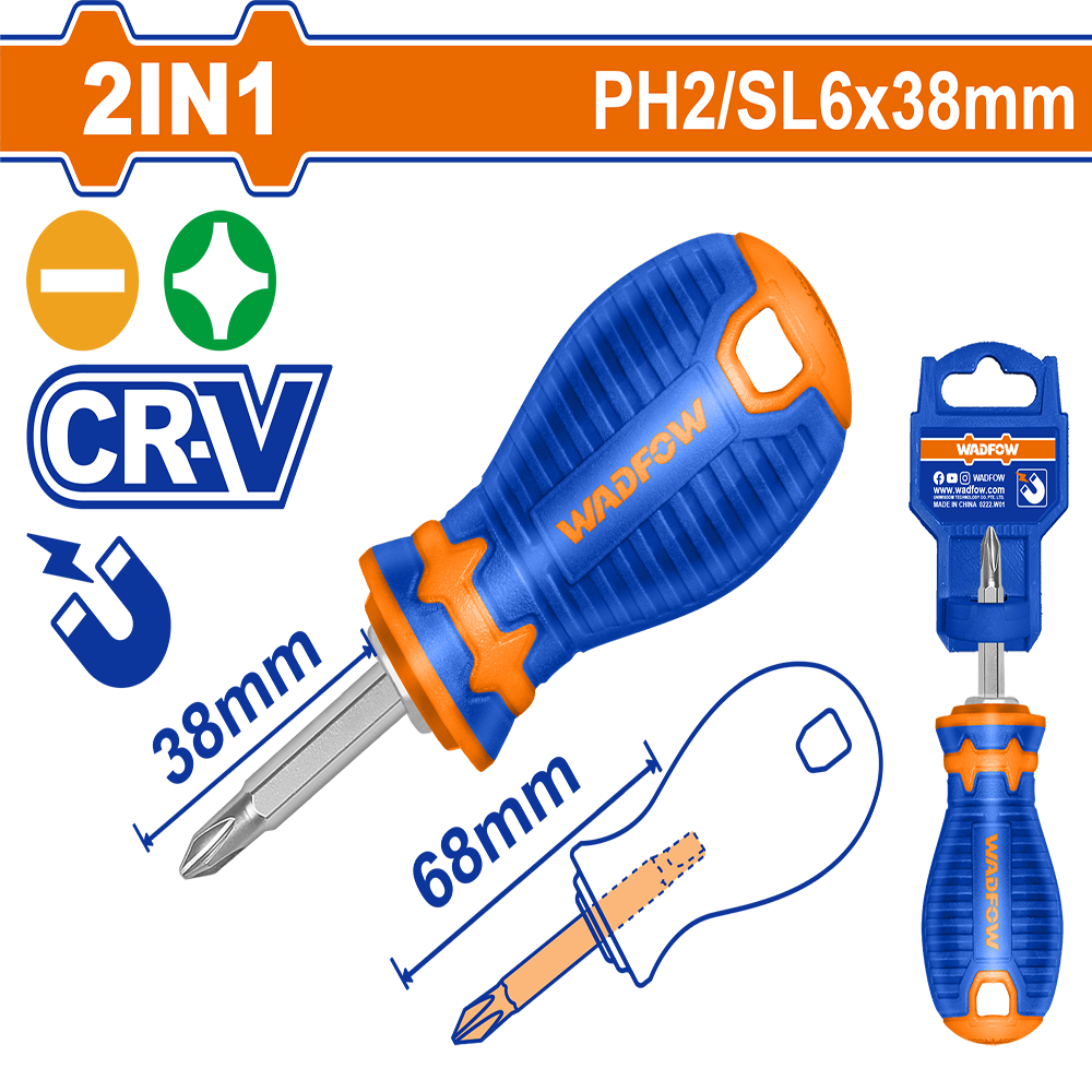 2 In 1 screwdriver set WSS45M1