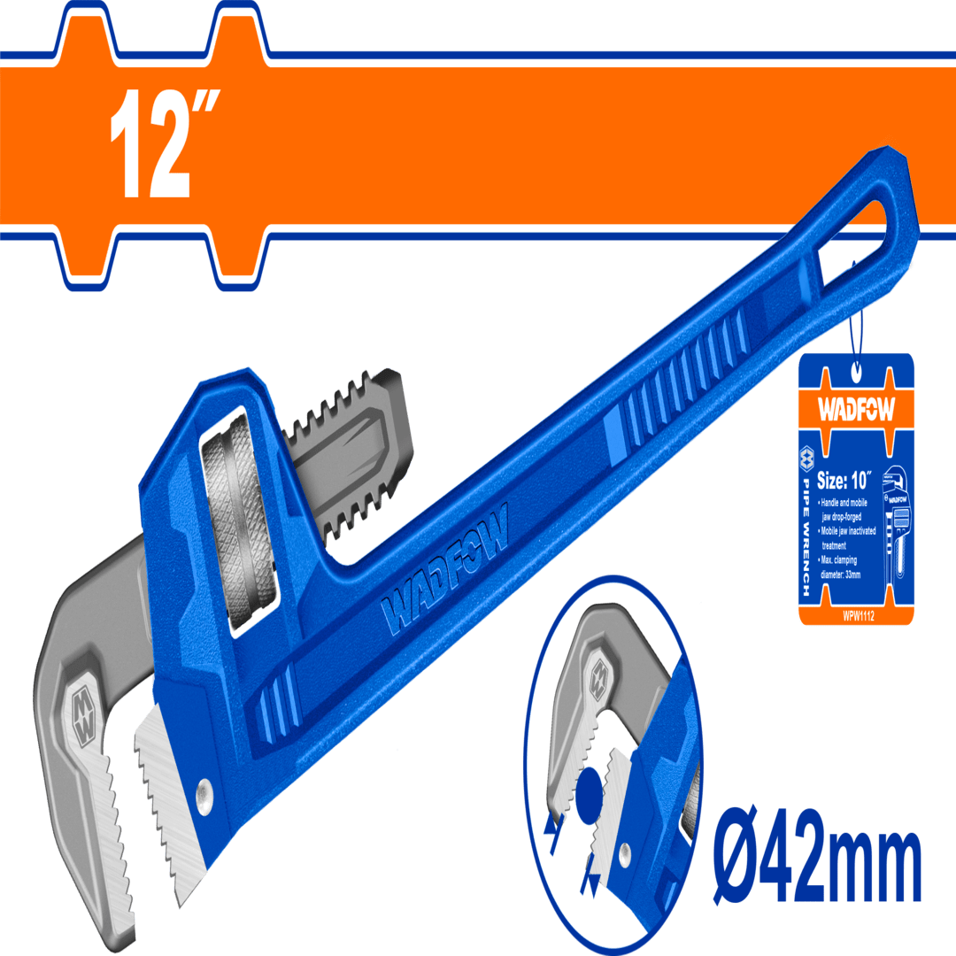 Pipe wrench Size:12″WPW1112