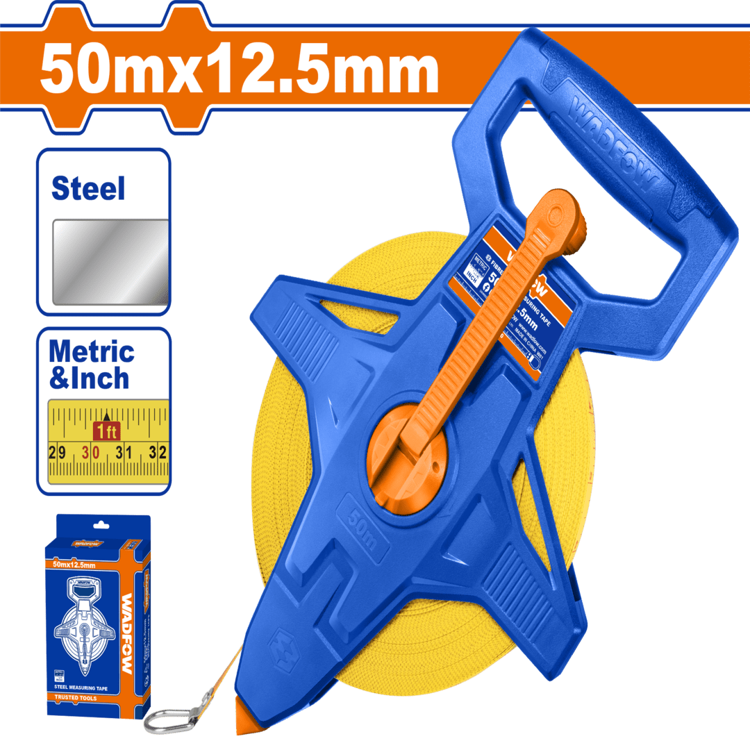 Steel measuring tape Size:50mx12.5mm WMT3550