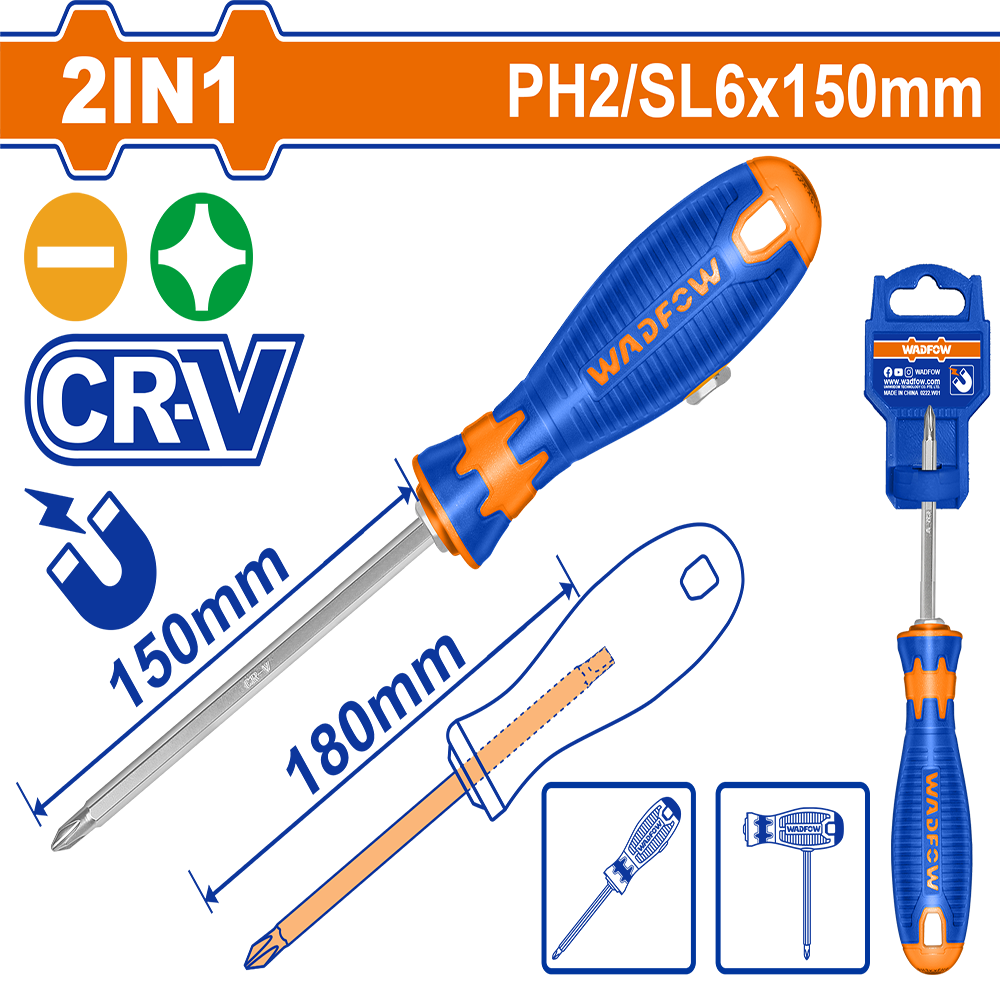 2 In 1 screwdriver set WSS45M5