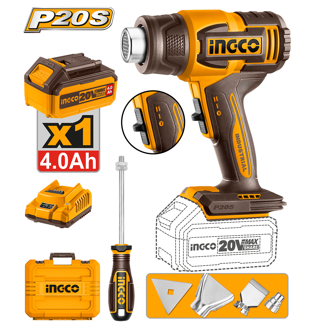 Cordless heat gun HGLI20065