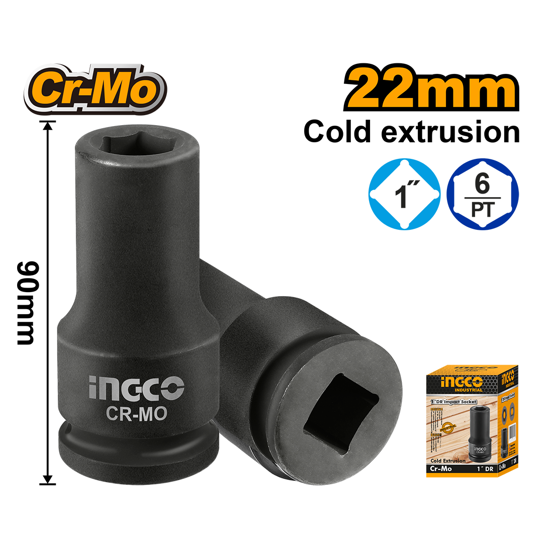 1″DR. Impact socket HHIS0122L