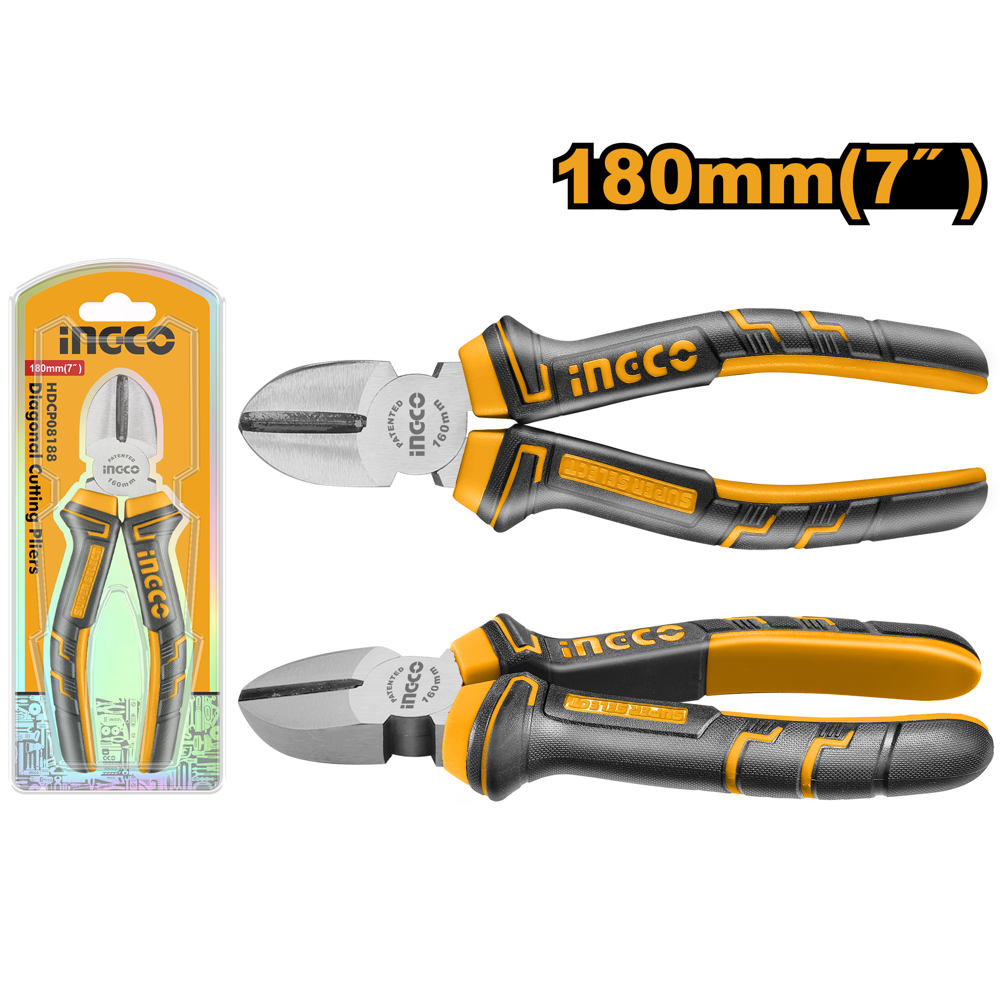 Diagonal Cutting Pliers 7″/180mm HDCP08188