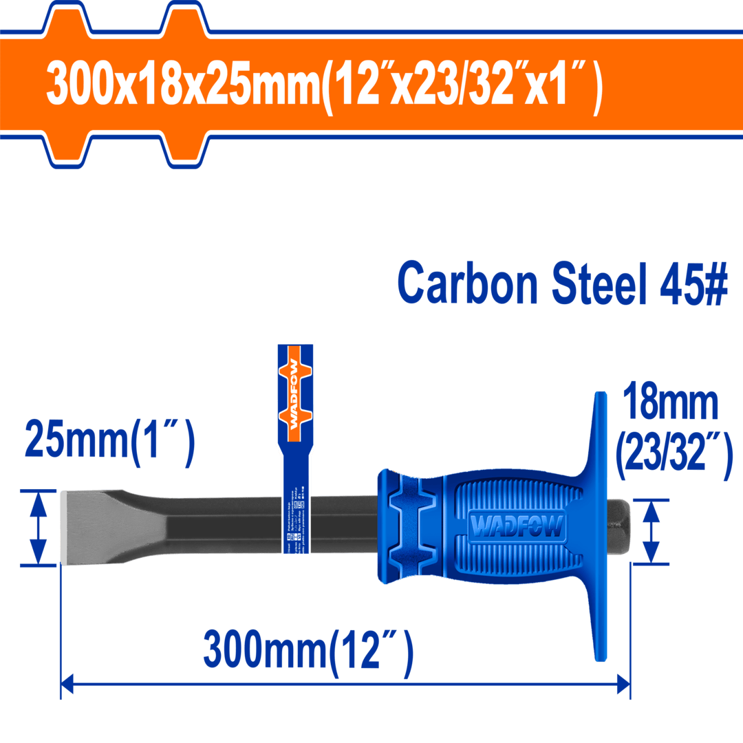 Cold chisel Size:25mm*18mm*300mm WCC1302
