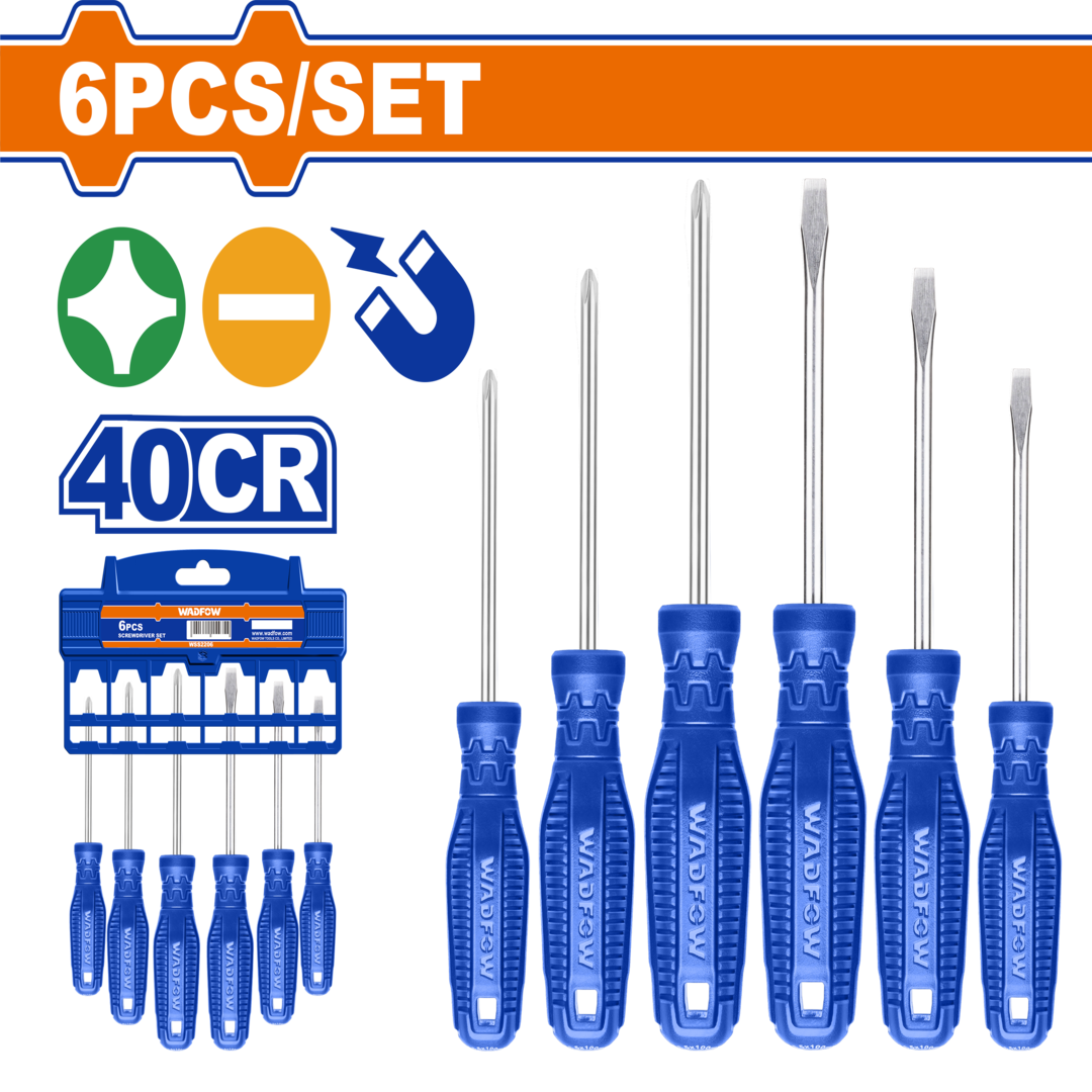 6 Pcs screwdriver set 3SL & 3PH  WSS2206