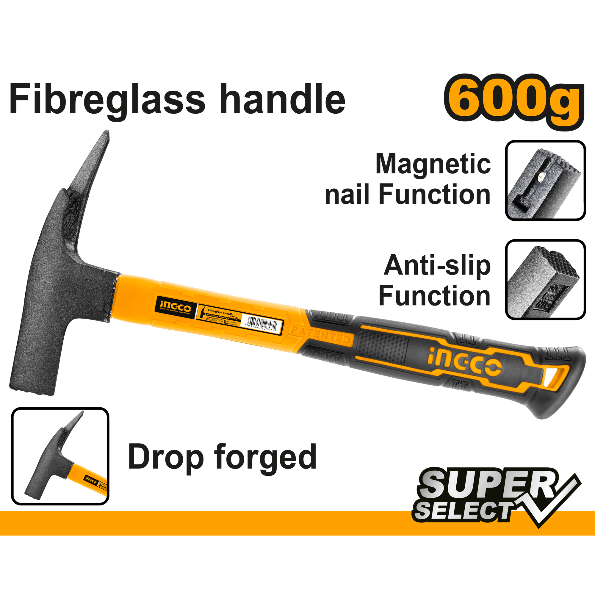 Roofing Hammer 600g HRH60028