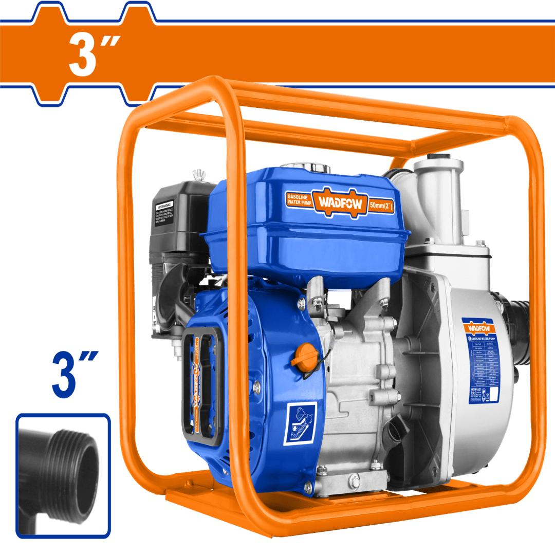 Gasoline water pump Diameter:80mm,3″ Max.flow:1000L/min WGW1A31