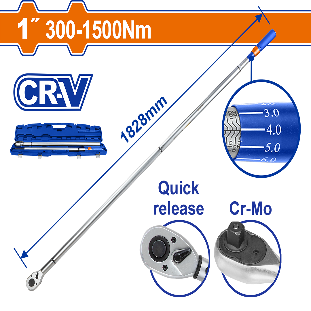 Preset torque wrench WWQ1D30