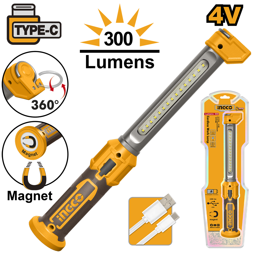 Cordless work lamp HWLI043006