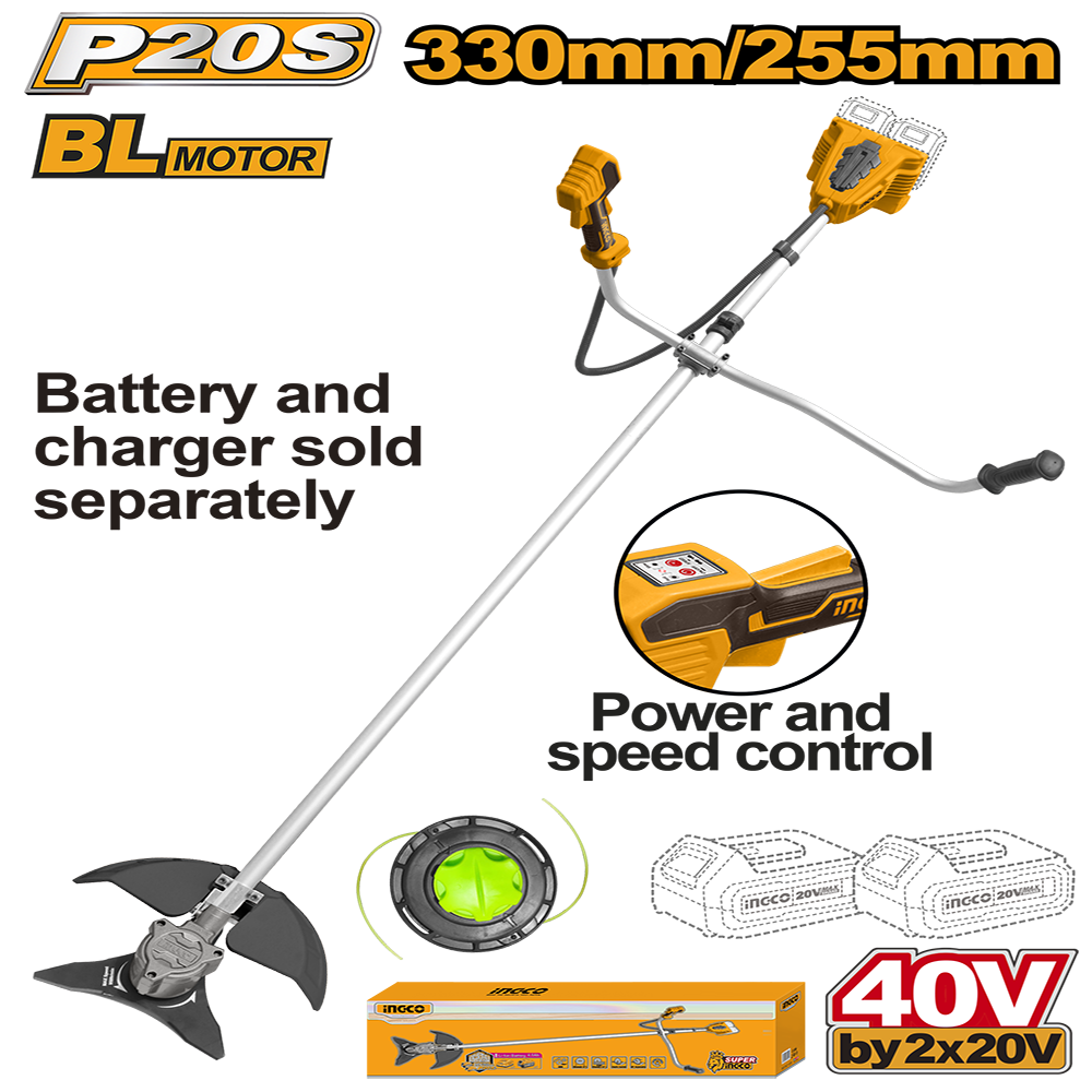 Cordless string trimmer and brush cutter CSTLI20018