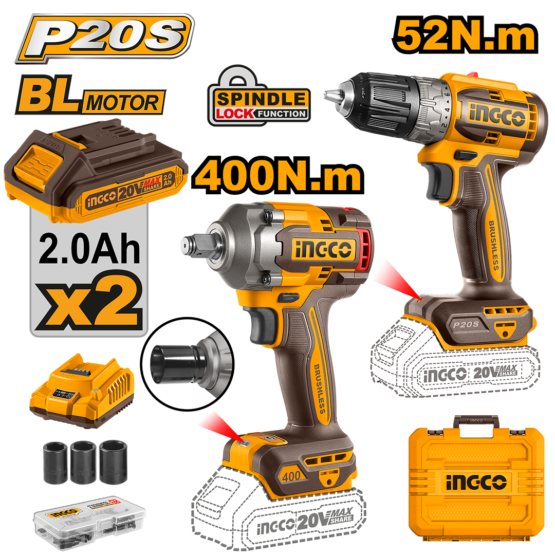 Cordless 2 pcs combo kit CKLI20271