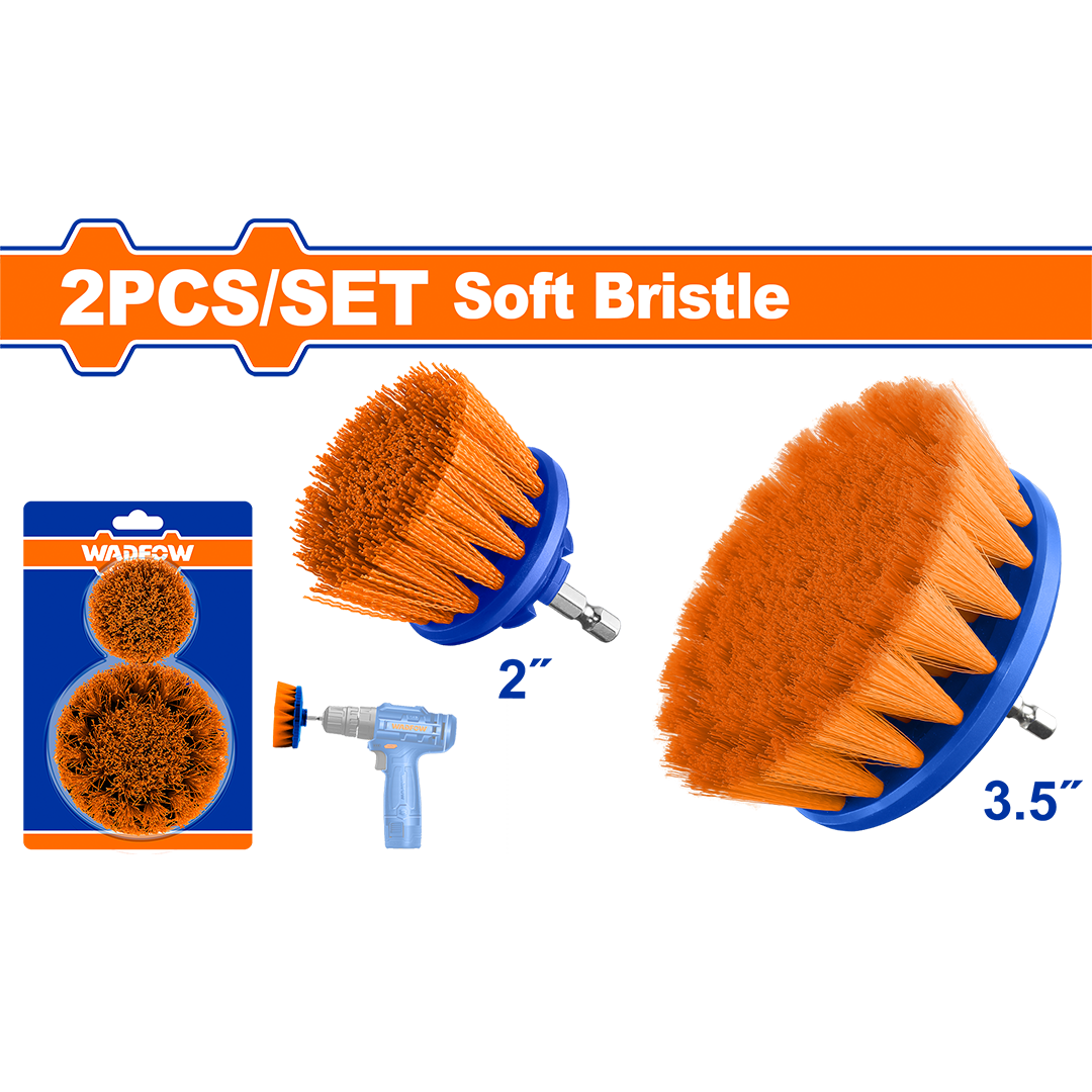 2 Pcs Soft bristle brush set WND1401