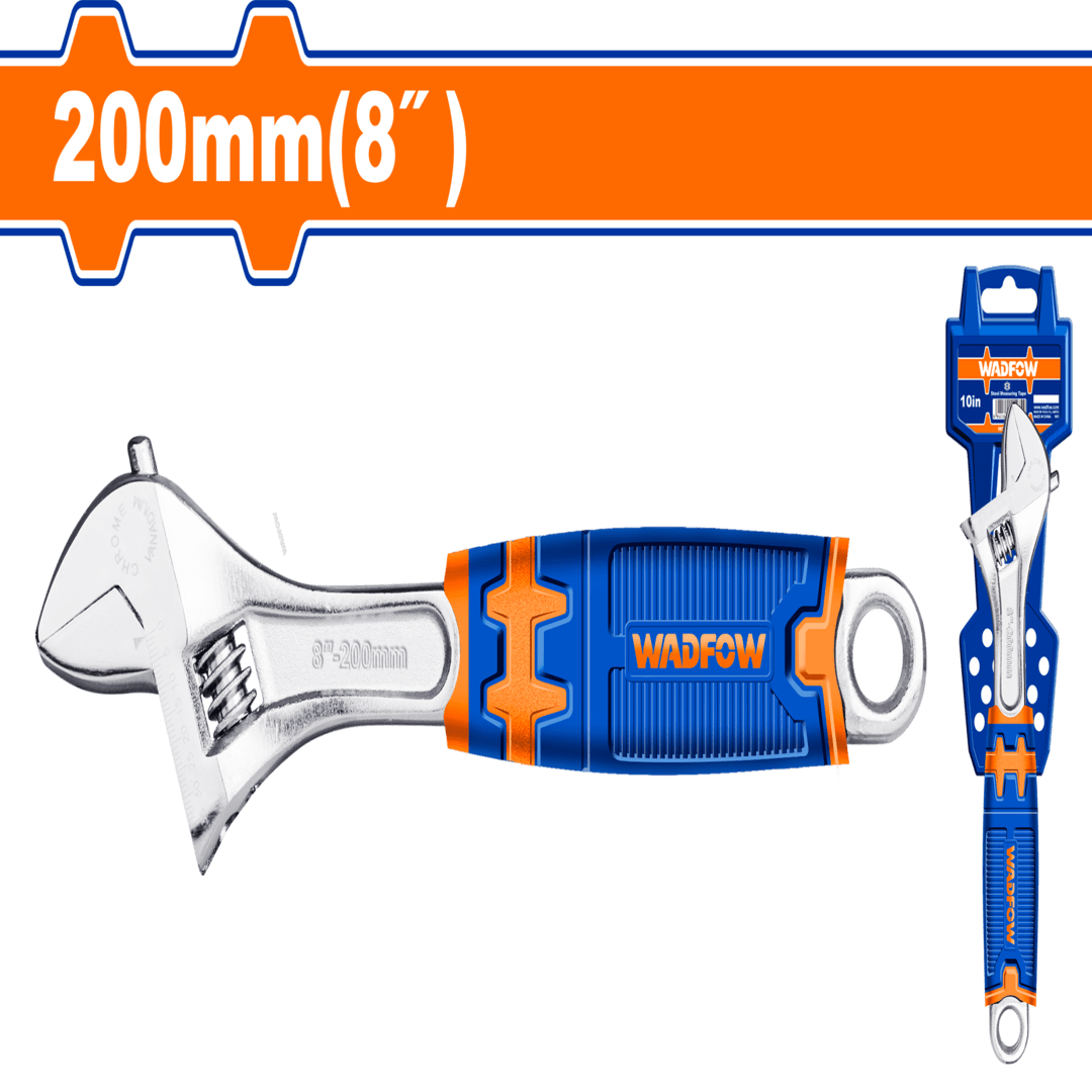 Adjustable wrench Length:200mm(8″) WAW2208