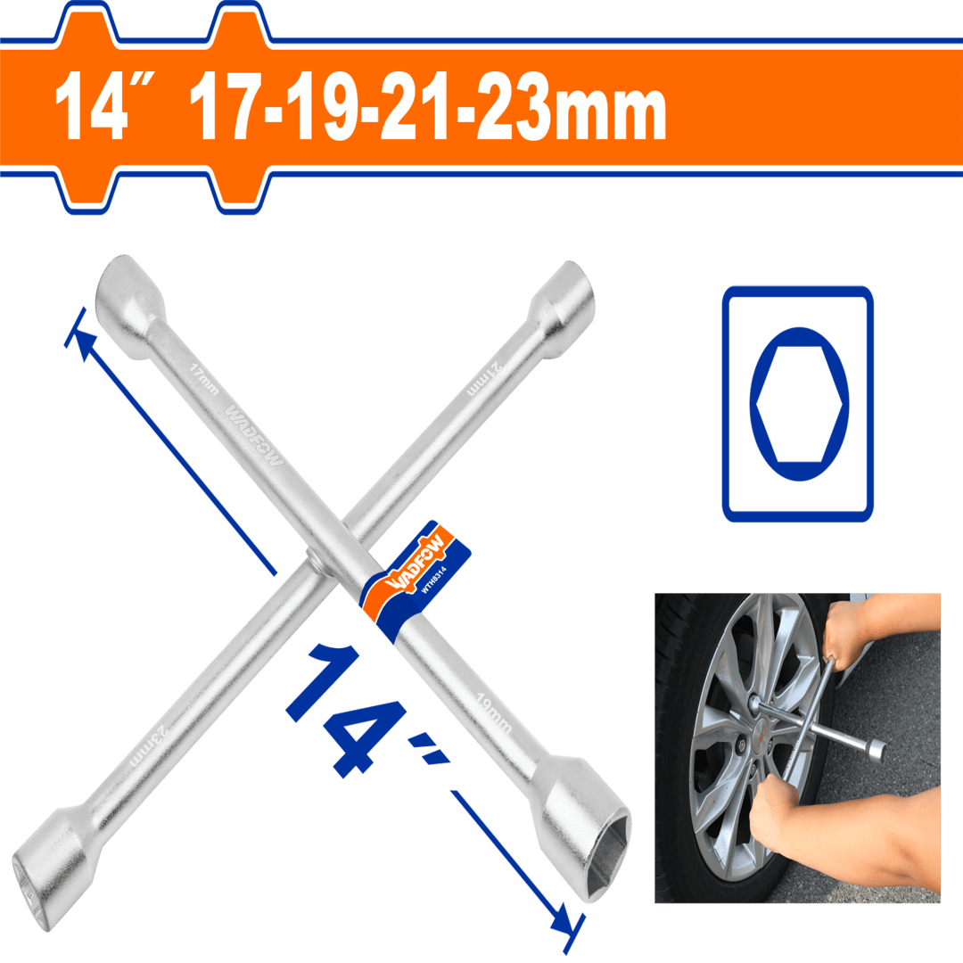 Cross rim wrench Length: 14?WTH8314