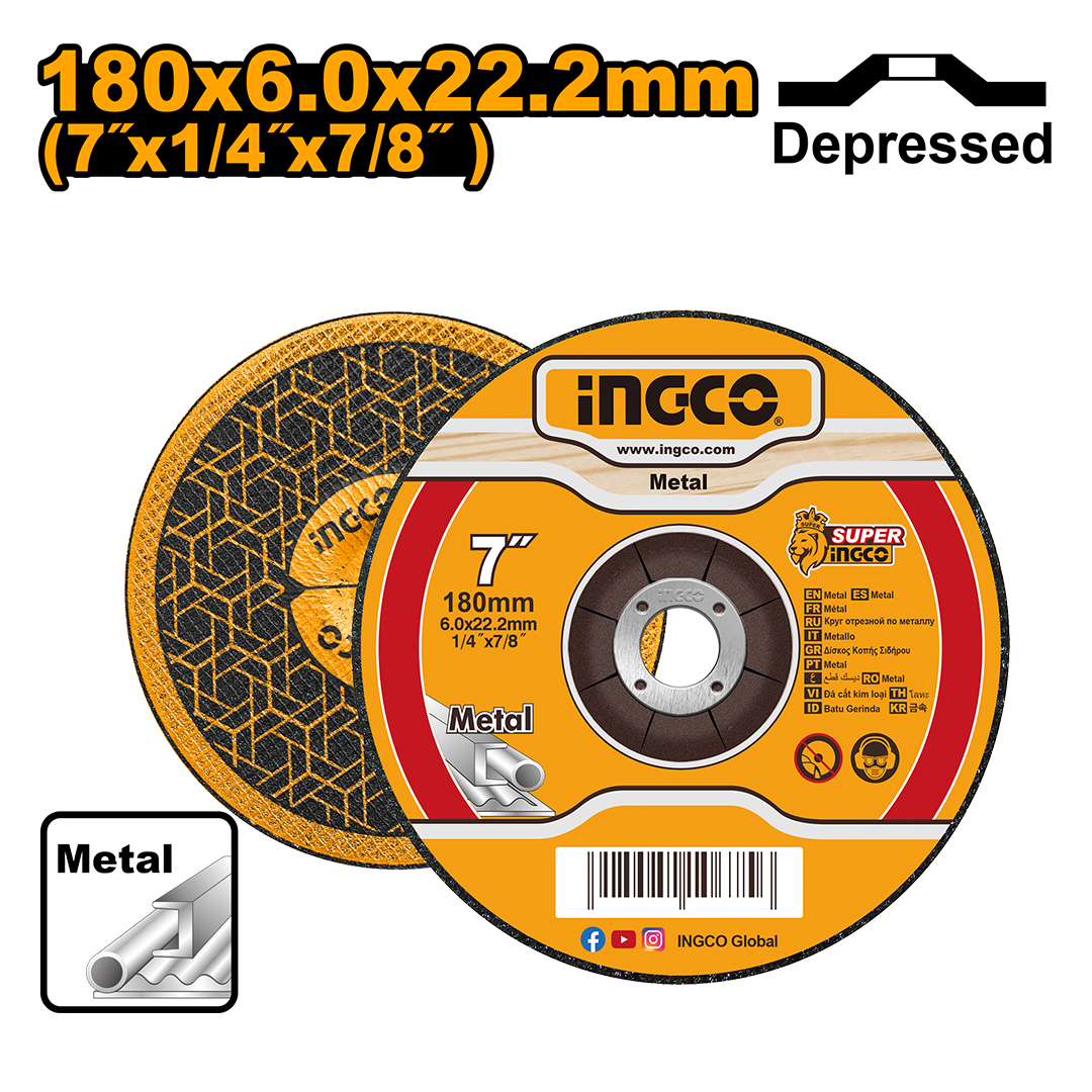 Abrasive metal grinding disc MGD601801