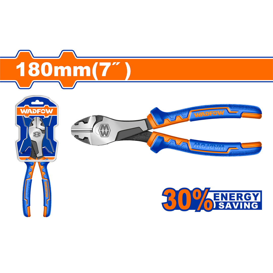 High leverage heavy-duty diagonal cutting pliers WPL7717