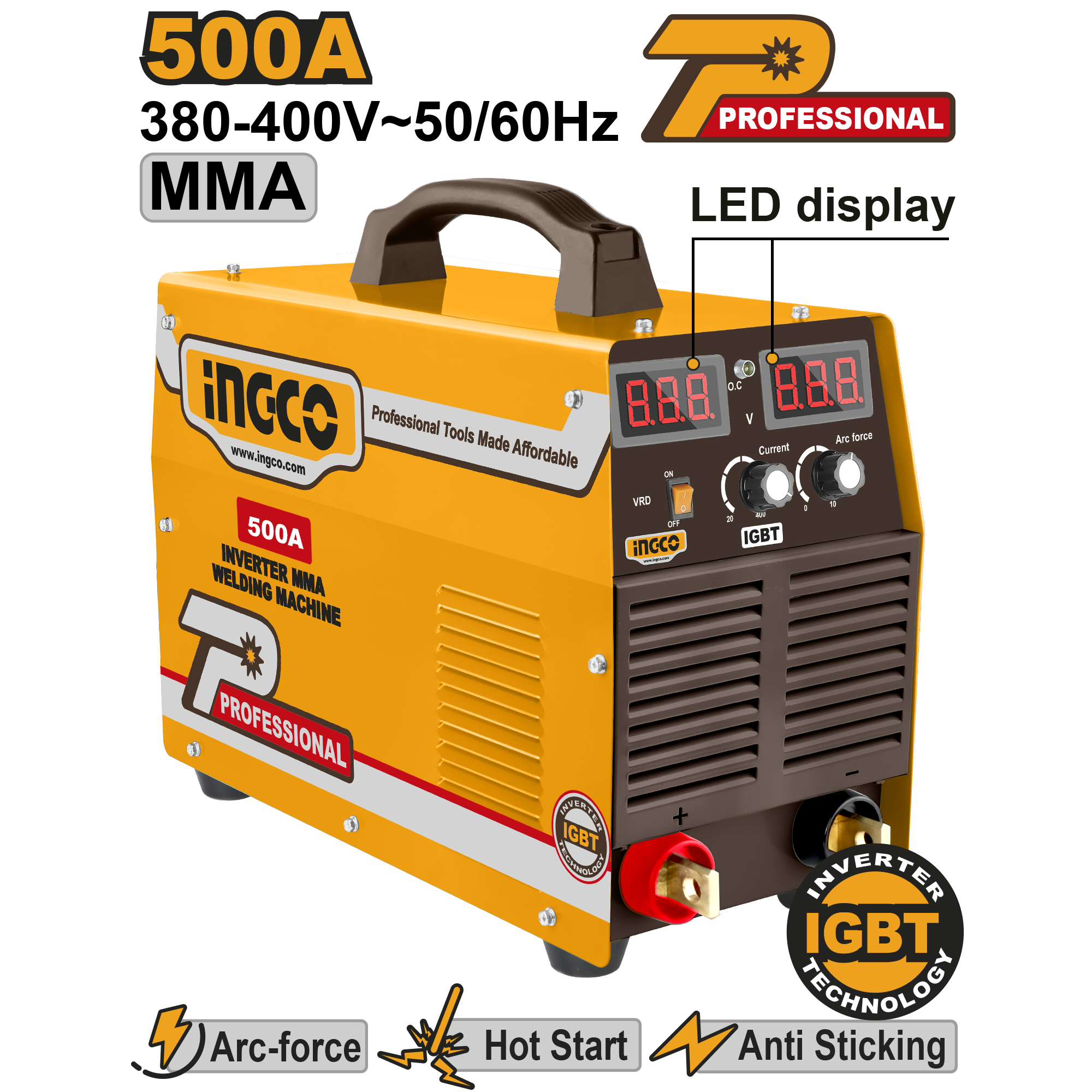 Inverter Mma Welding Machine 500A ING-MMA5008