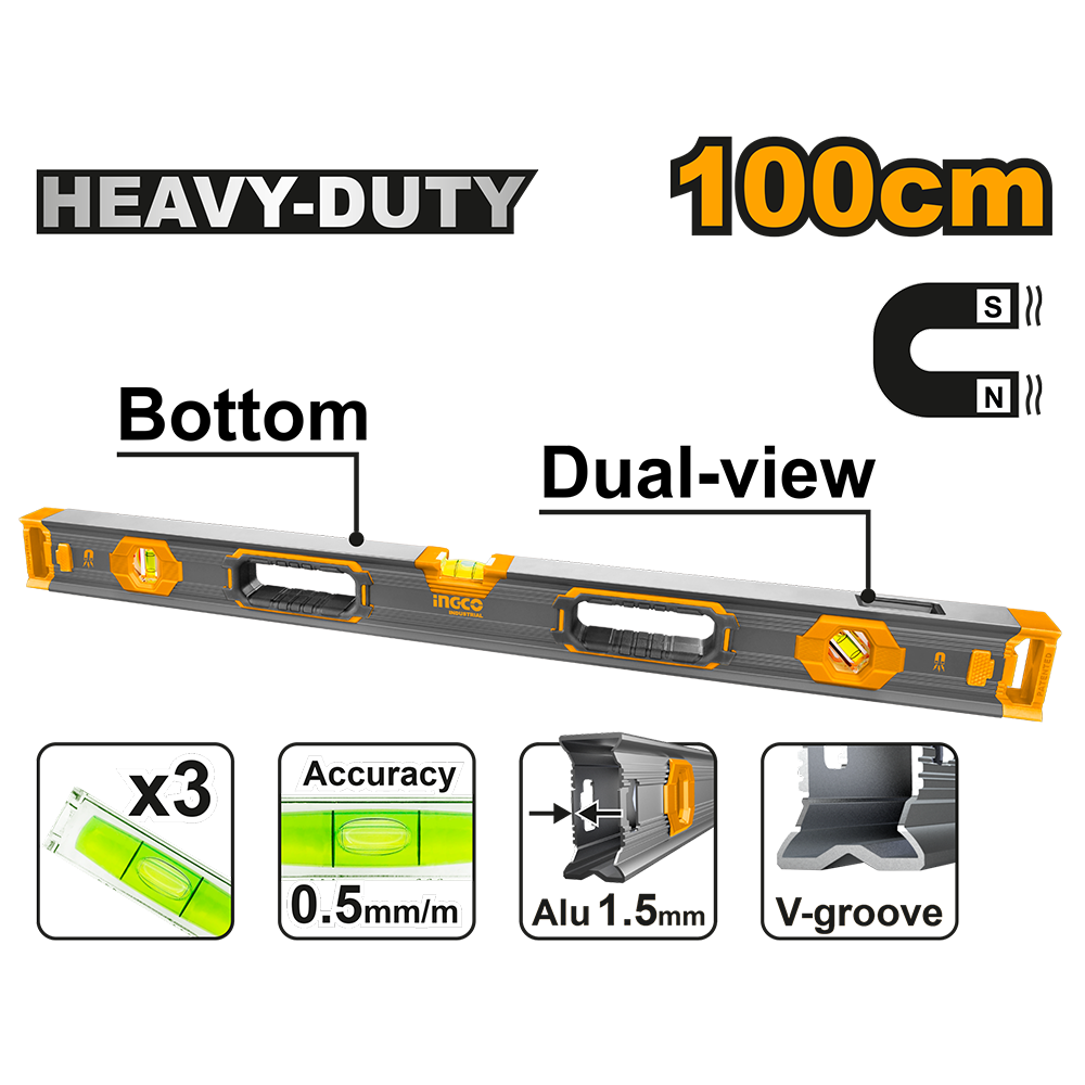 Spirit level(With powerful magnets) HSL68100
