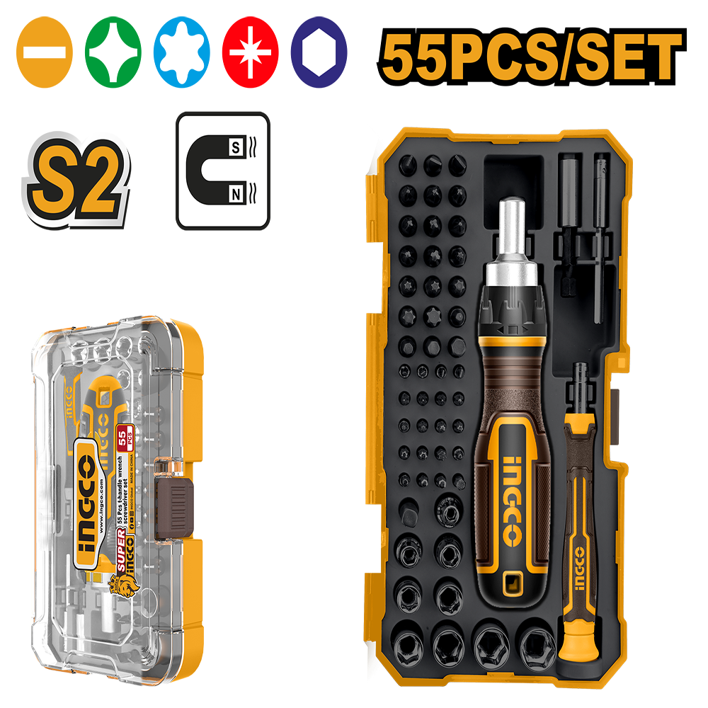 55 Pcs screwdriver bits set HKSDB0558