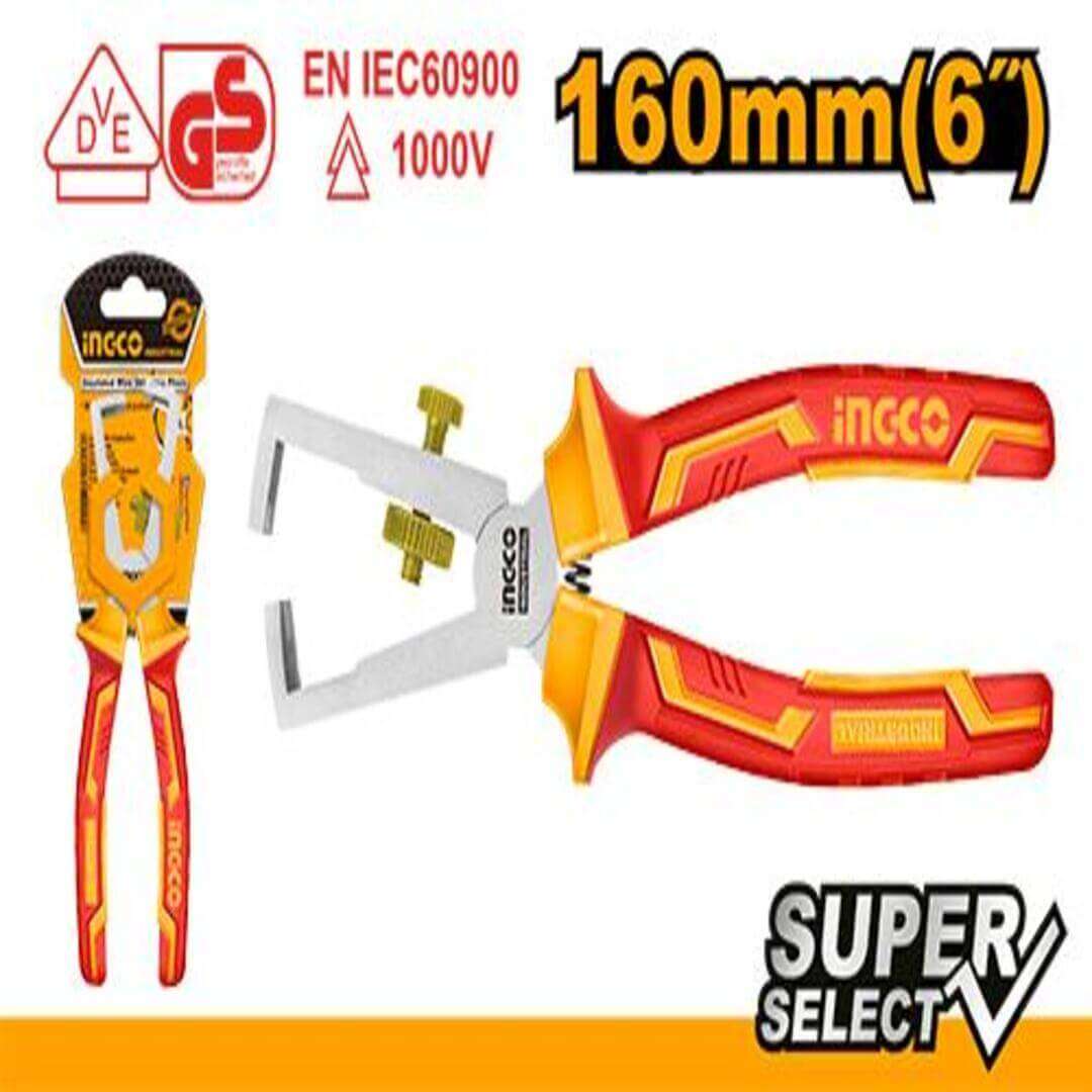 Insulated Wire Stripping Pliers 6″/160mm HIWSP28160