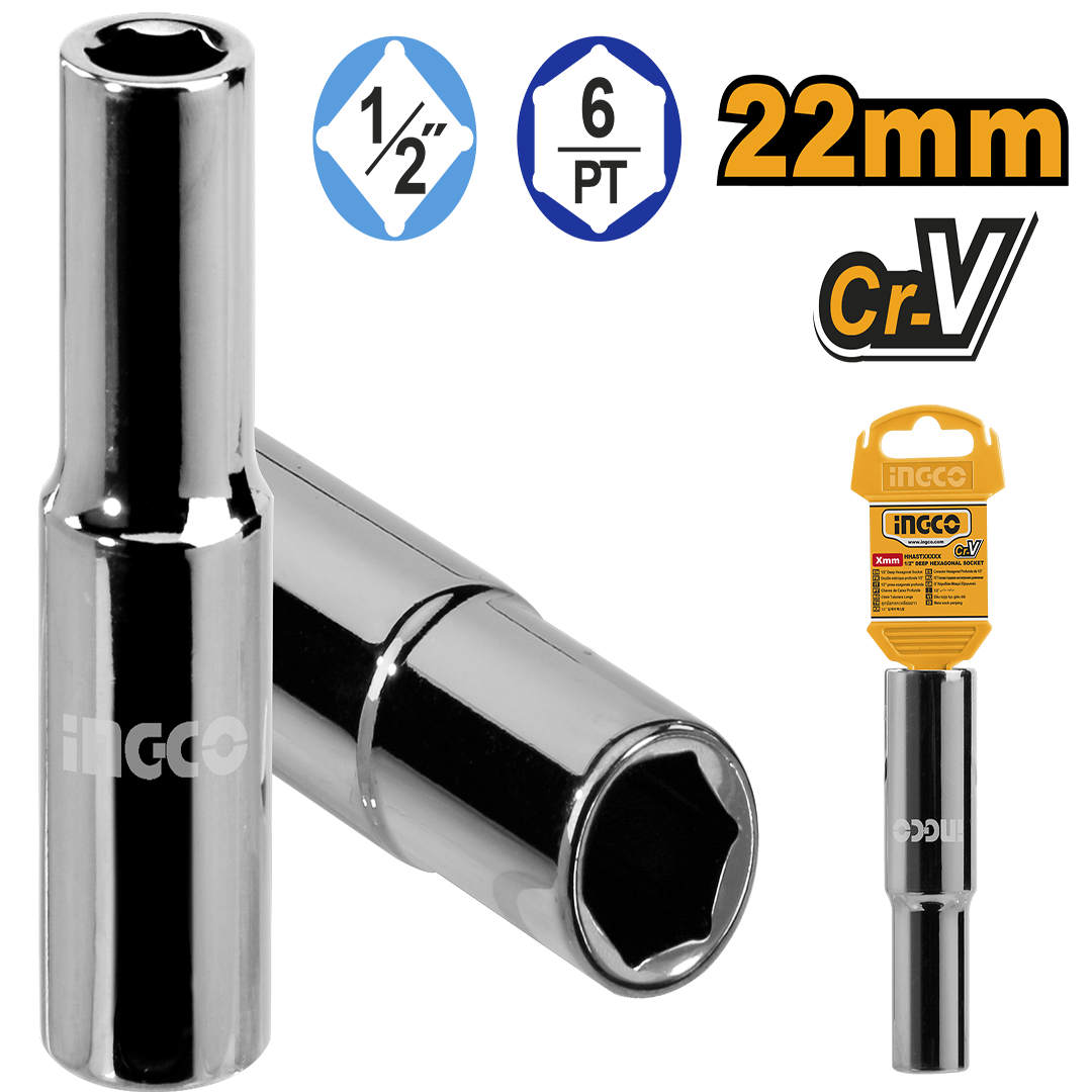 1/2″ Deep hexagonal socket HHAST12223L