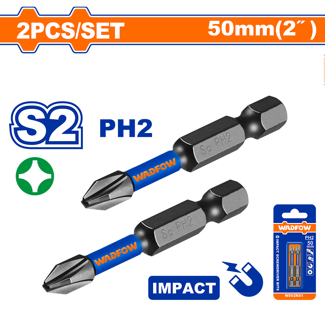 Impact screwdriver bits WSV2K61