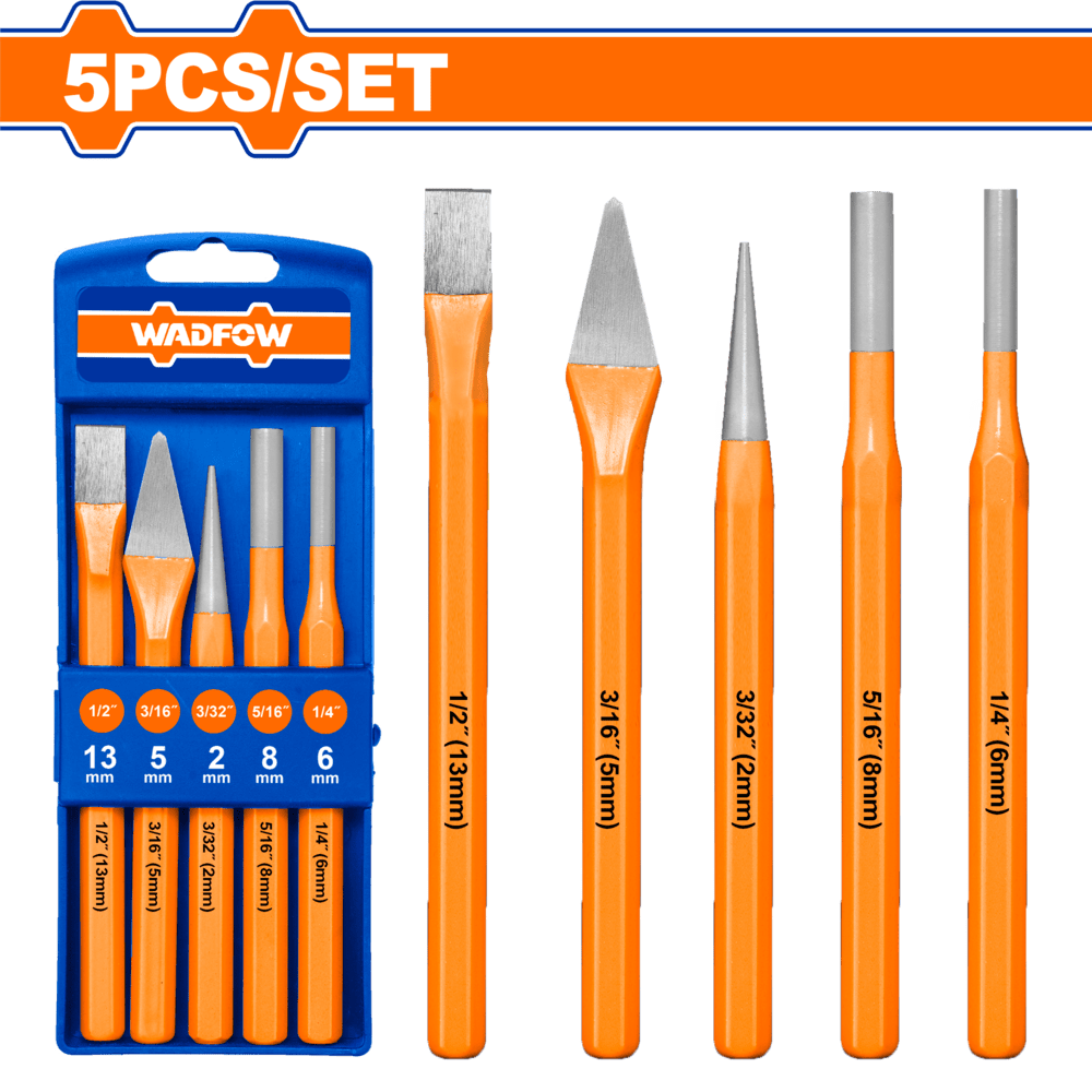 5 Pcs Cold chisel and punch set WCC8395