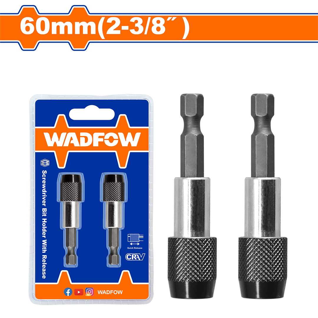 Screwdriver bit holder with release WSV3K01