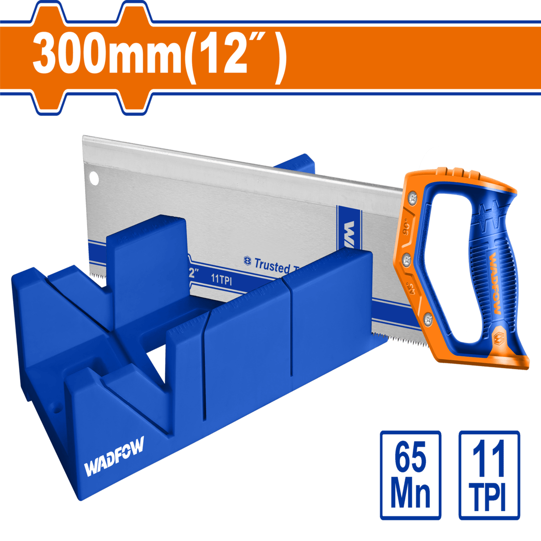 Mitre box and back saw set 300*140*80mm WHW2112