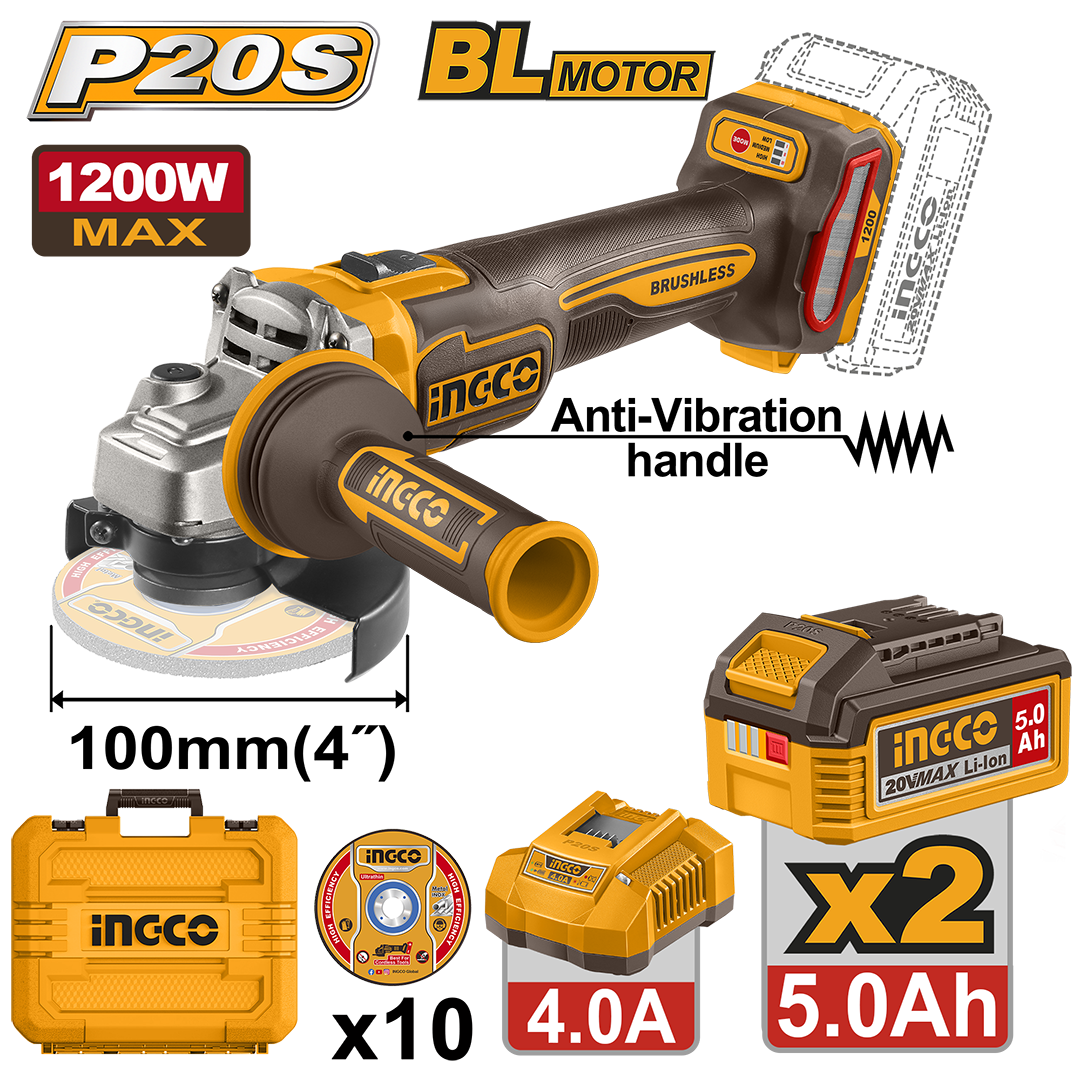 Cordless angle grinder CAGLI2120232