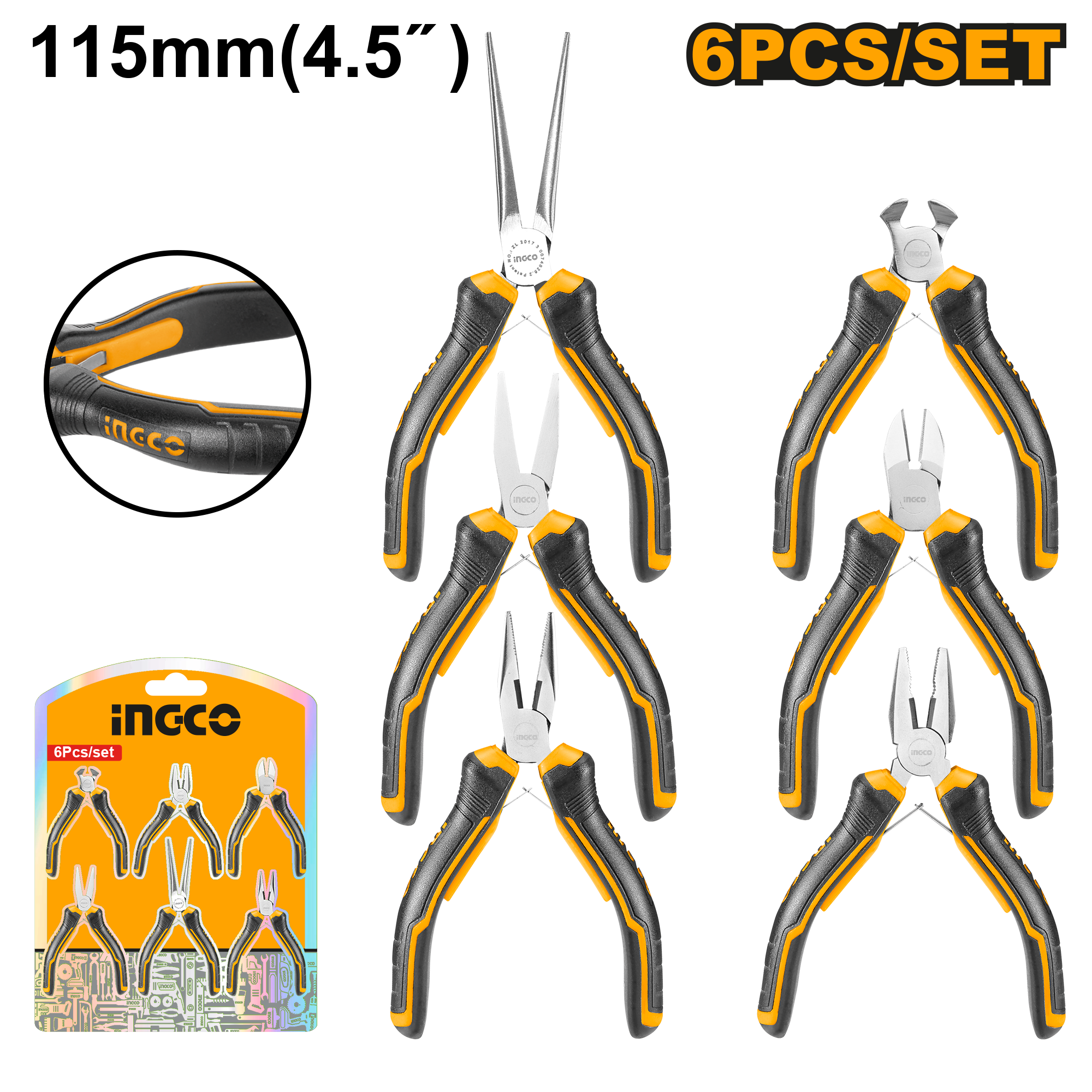 6Pcs Mini Pliers Set  HMPS06115