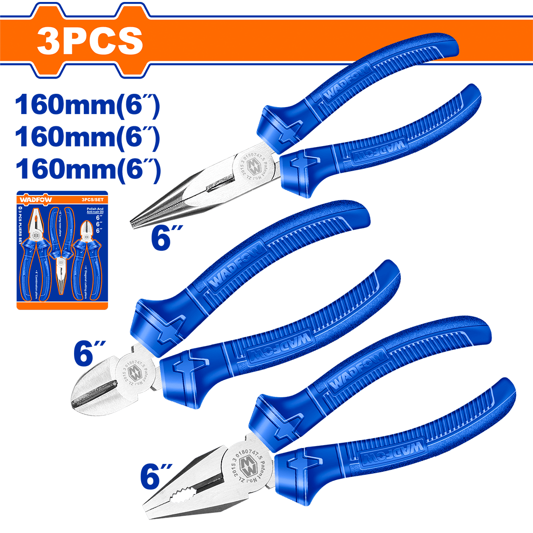 3 Pcs pliers set  WPS0623