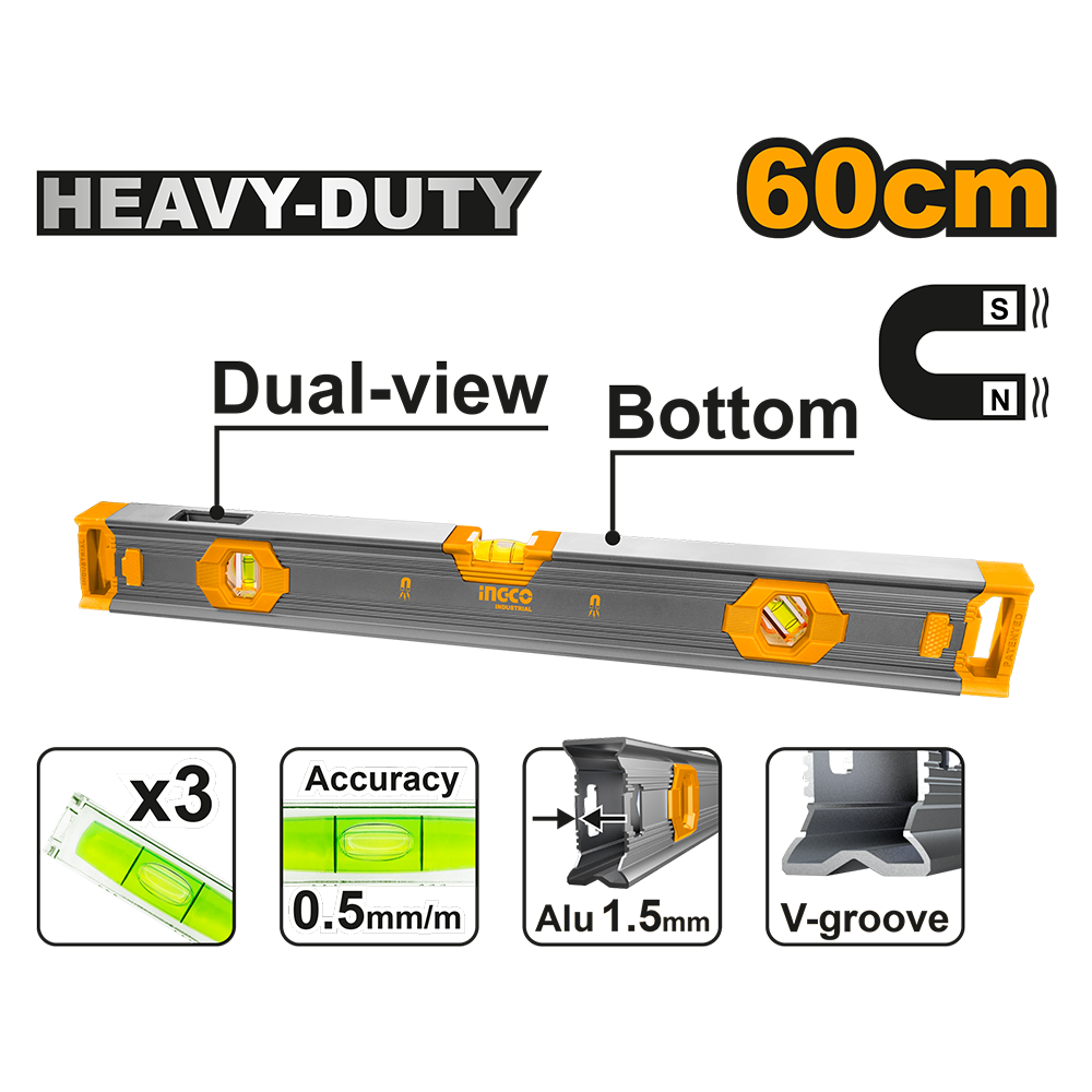 Spirit level(With powerful magnets) HSL68060