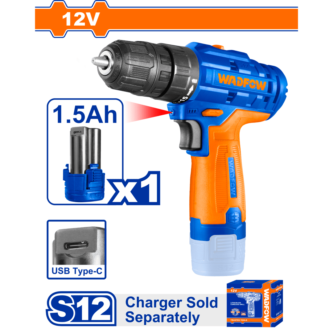 Lithium-ion cordless drill Voltage:12VWCDS520