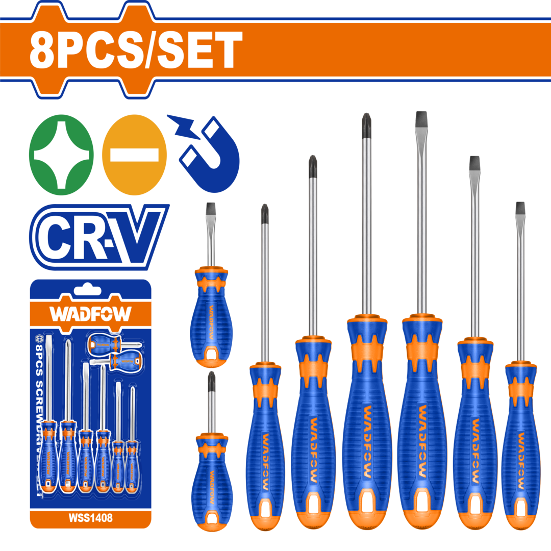 8 Pcs screwdriver set 4SL & 4PH WSS1408
