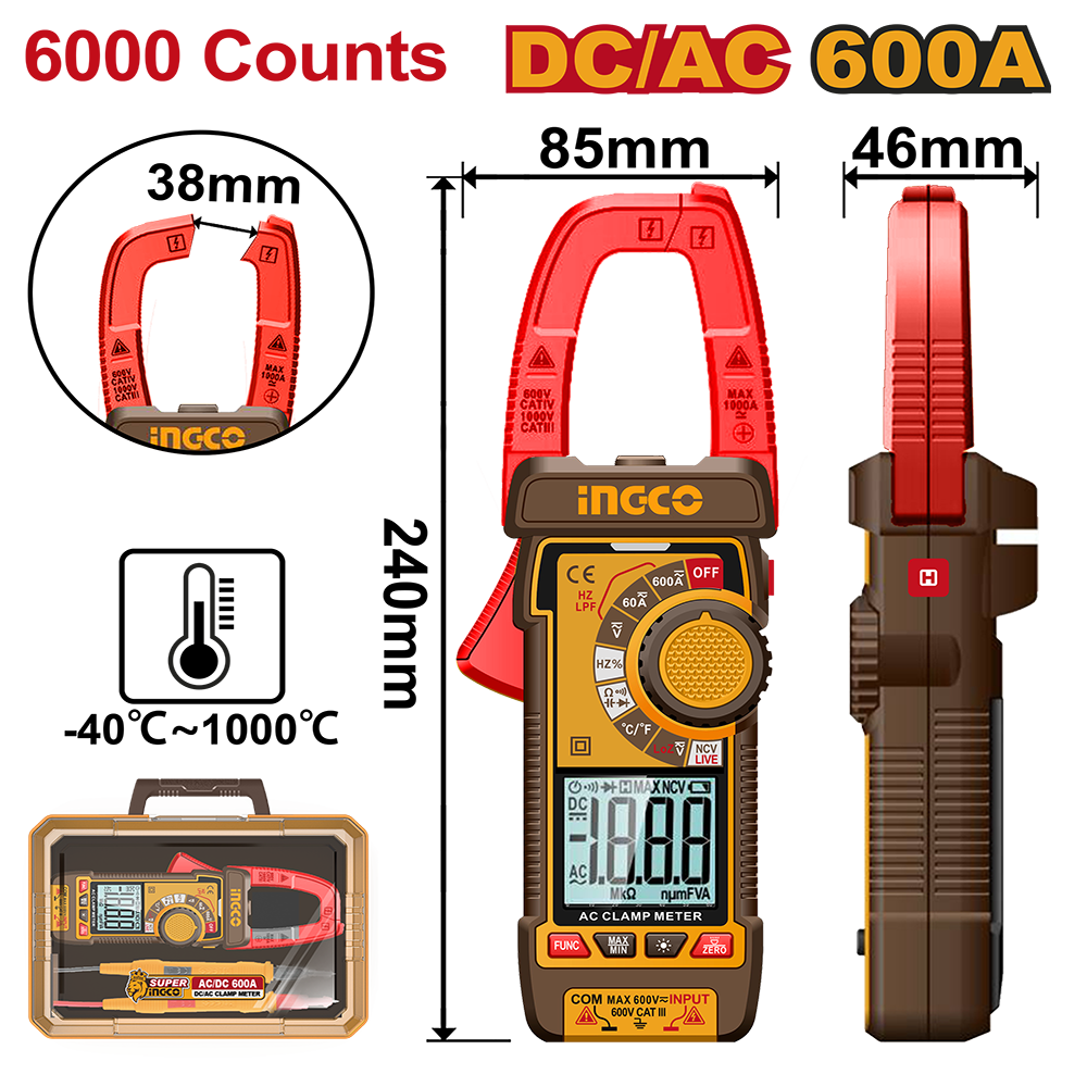 DC/AC clamp meter DCM66002