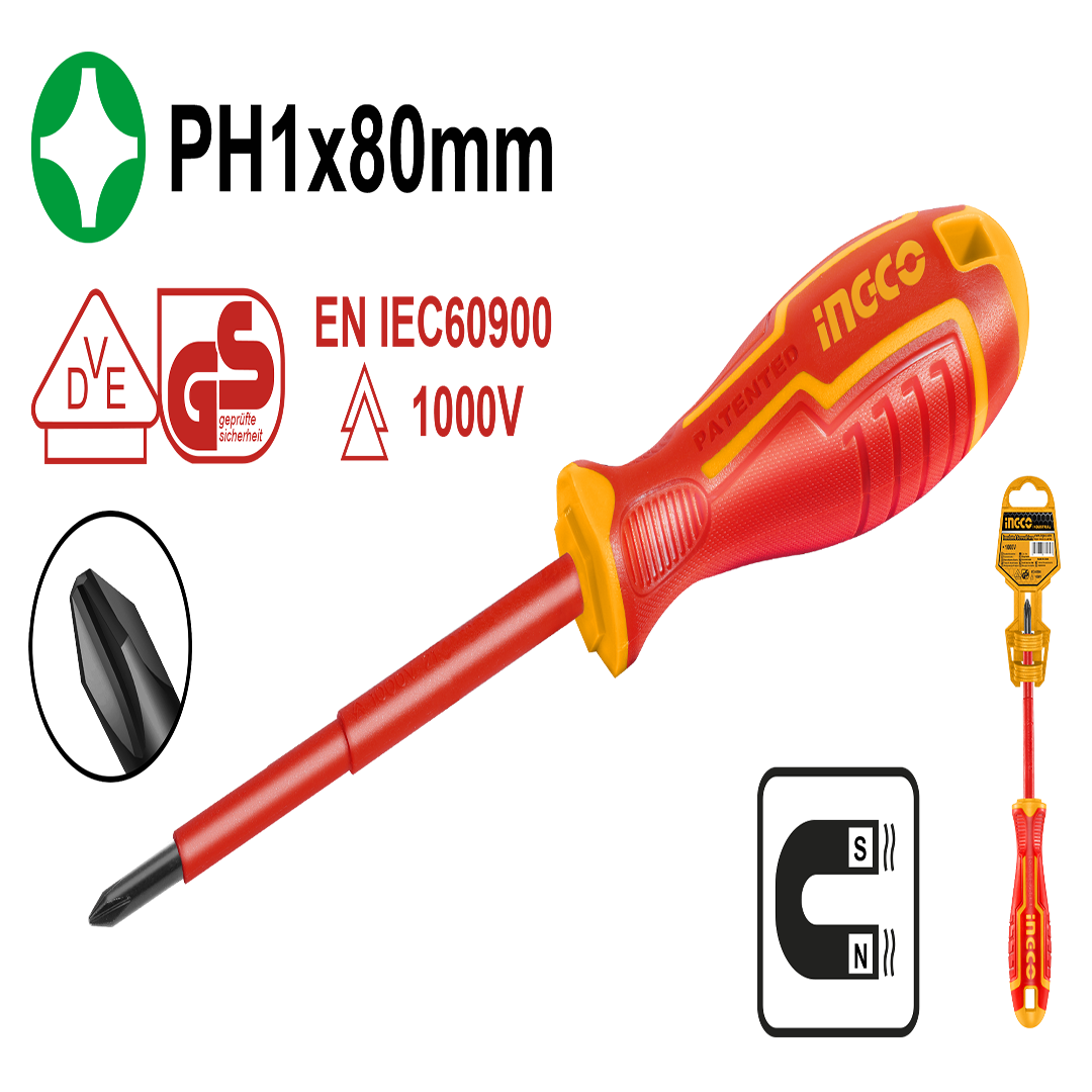 Insulated screwdriver HISD81PH180