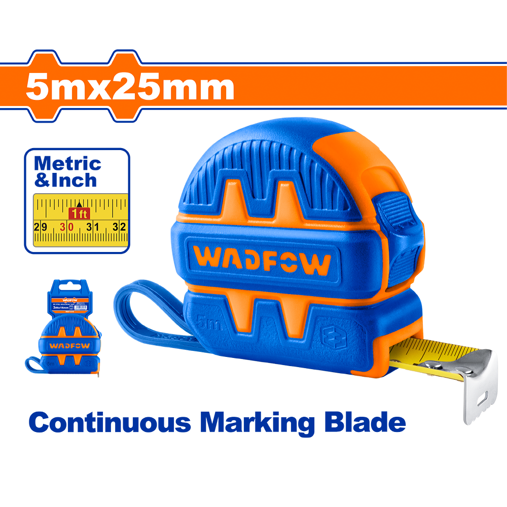 Steel measuring tape Size:5mx25mm WMT1230