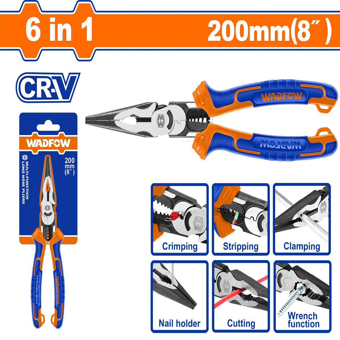 Multi-function long nose pliers WPL2778