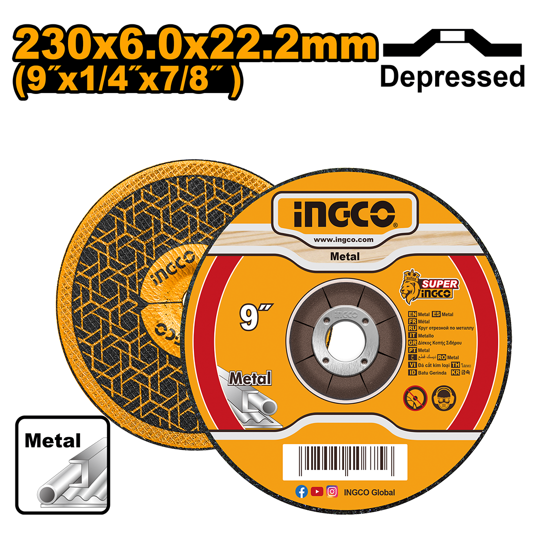 Abrasive metal grinding disc MGD602301