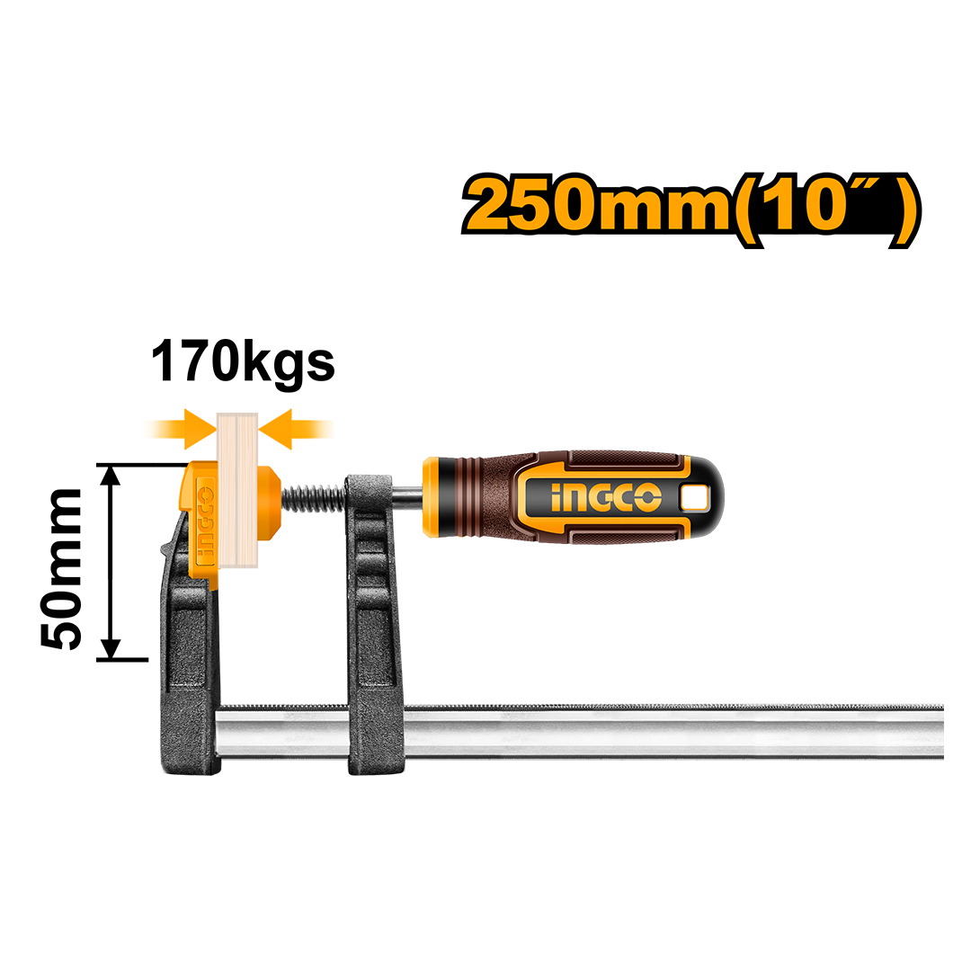 F clamp with plastic handle HFC020503