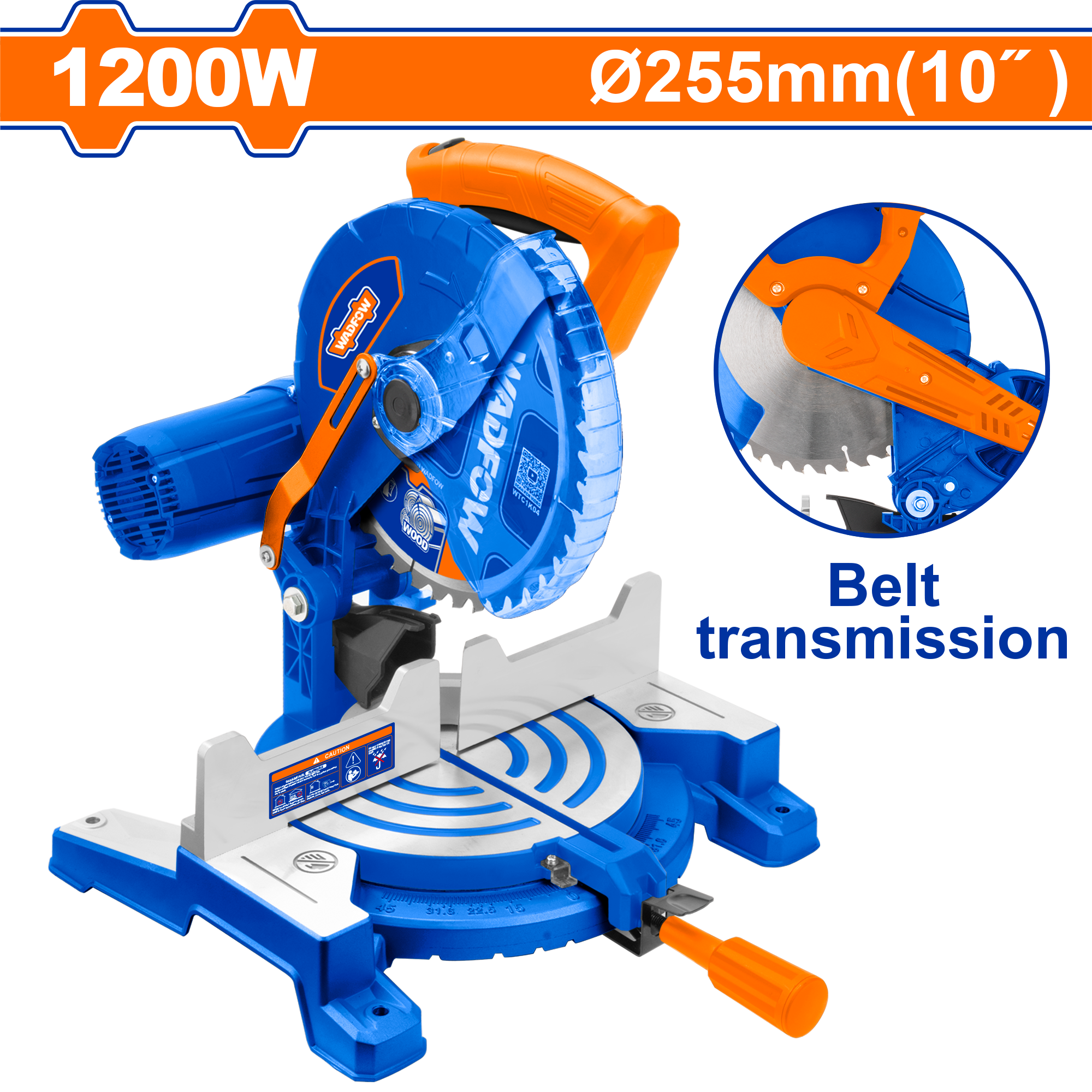 Mitre saw Input power: 1200WWXD12001