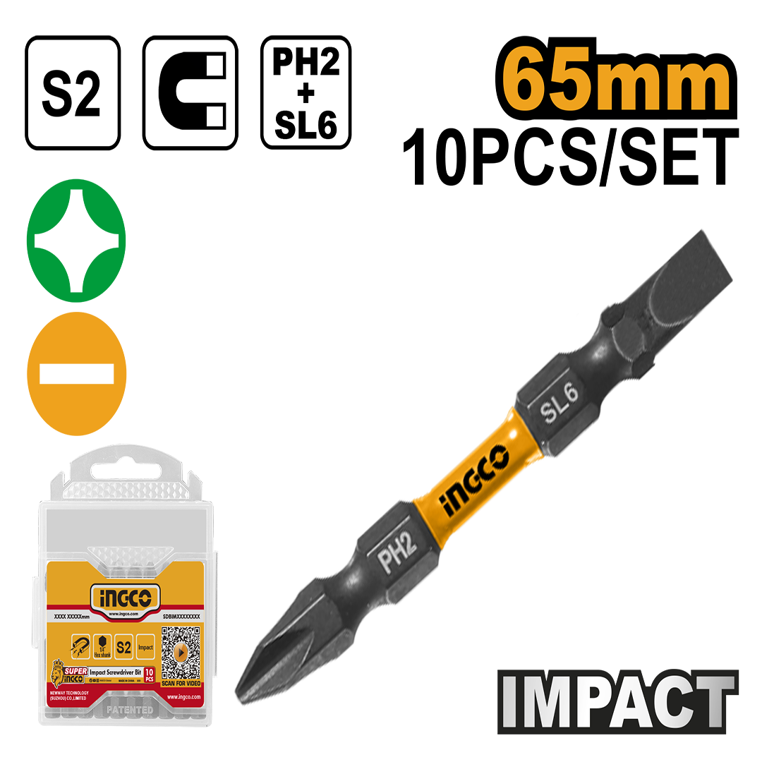 Impact screwdriver bits SDBIM21HL133