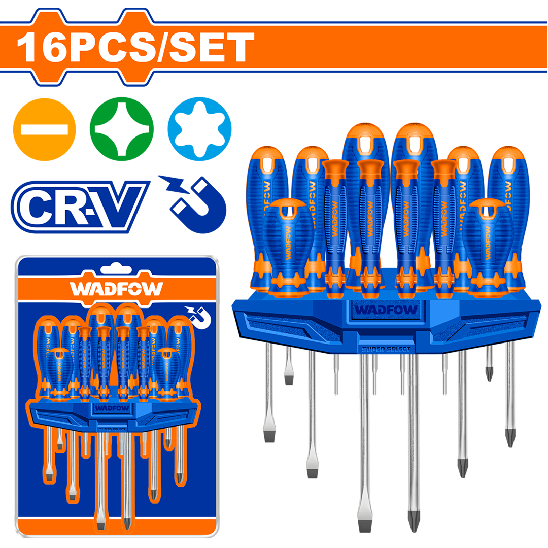 16 Pcs screwdriver set WSS1416