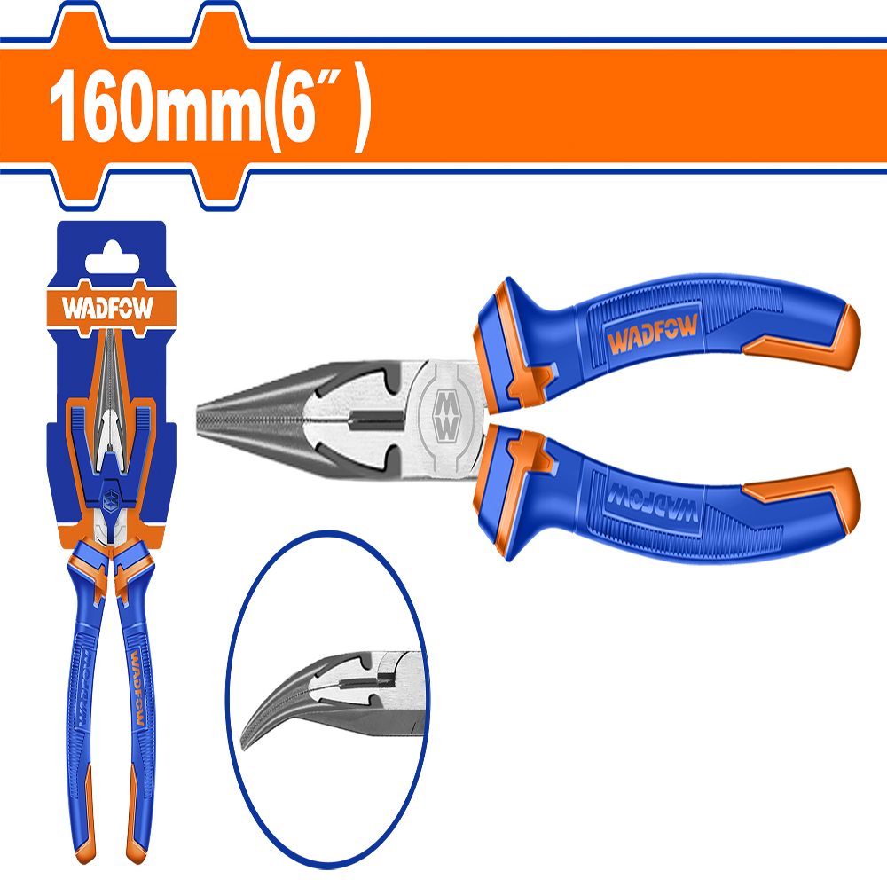 Bent nose pliers