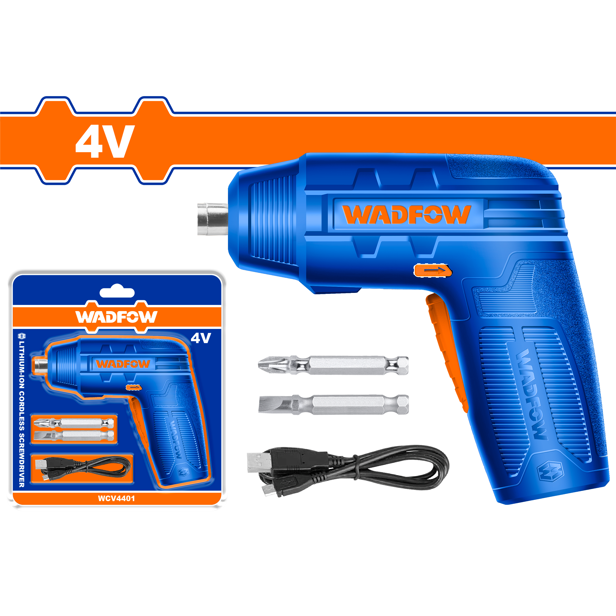 Lithium-ion cordless screwdriver Voltage:4V WCV4401