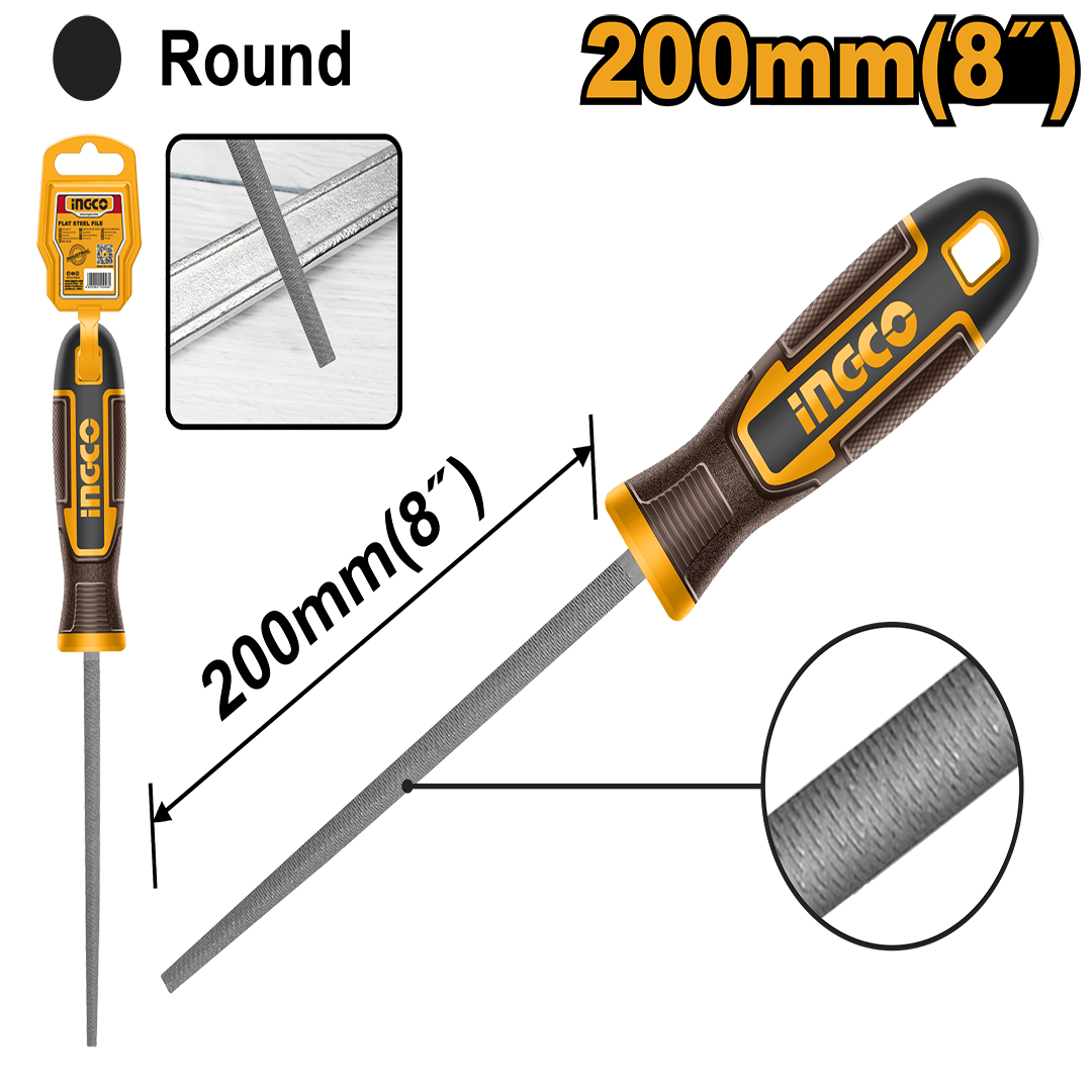 Round steel file HSRF088
